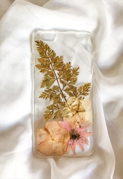 iPhone 6/6s Plus Real Flower Phone Case/ Pressed Flowers