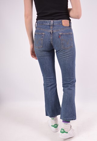 VINTAGE LEVI'S 513 LOW WAIST JEANS BOOTCUT BLUE
