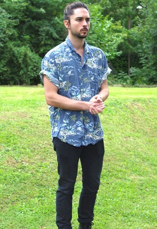 VINTAGE 90S HAWAIIAN USA SHIRT - LARGE - FESTIVAL