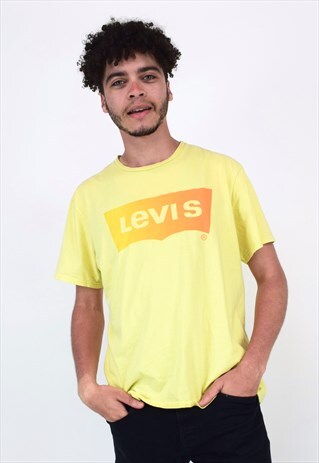 VINTAGE 90'S LEVI'S YELLOW T-SHIRT