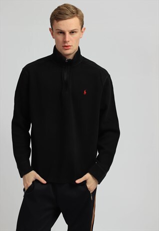 VINTAGE POLO RALPH LAUREN 1/4 ZIP SWEATSHIRT