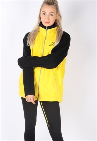 VINTAGE KAPPA FLEECE OVERSIZED JUMPER JACKET RETRO 90S L
