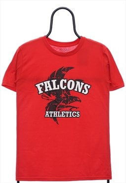 Vintage Falcons Graphic Red TShirt Womens