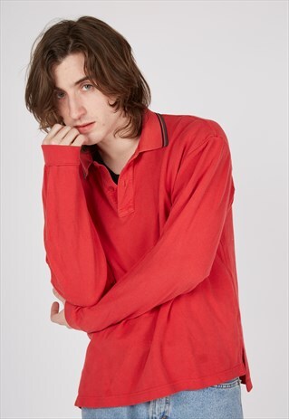 VINTAGE FRED PERRY LONG SLEEVE POLO SHIRT