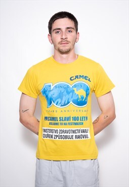 Modern y2k Camel Graphic Printed T-Shirt