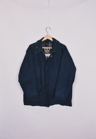 barbour bedale navy blue