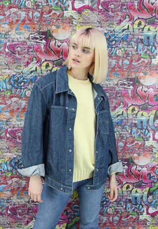 LEVI'S 80S DARK BLUE VINTAGE DENIM JACKET. UNISEX.