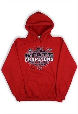 Red 'State Champions' Hoodie Womens