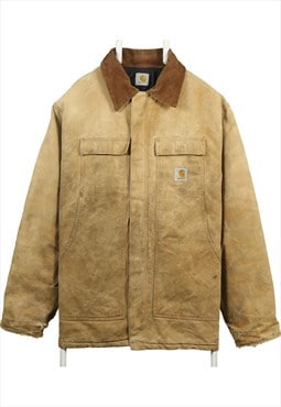 Vintage 90's Carhartt Workwear Jacket  Tan