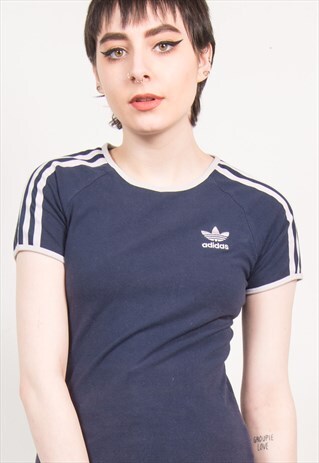 ADIDAS VINTAGE RINGER STYLE T-SHIRT