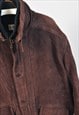 VINTAGE 00S SUEDE LEATHER LINED COAT