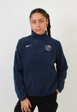 Women's Nike Navy Liberty University Fleece Sweatshirt