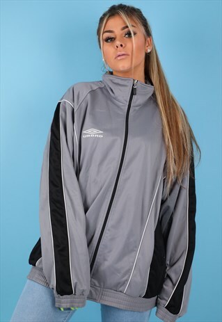 VINTAGE UMBRO TRACK JACKET IN MULTI NJ712