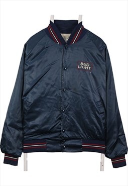 Official Product 90's Nylon Shell Button Up Bomber Jacket La