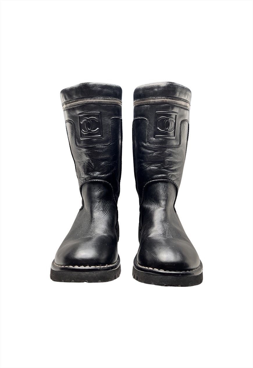 Biker boots outlet chanel