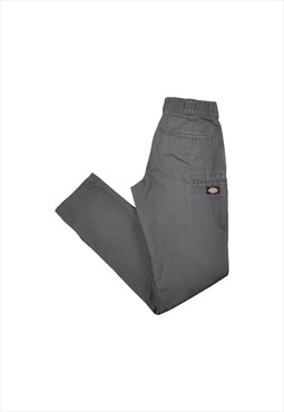Vintage Dickies Workwear Pants Skinny Fit Grey W31 L32