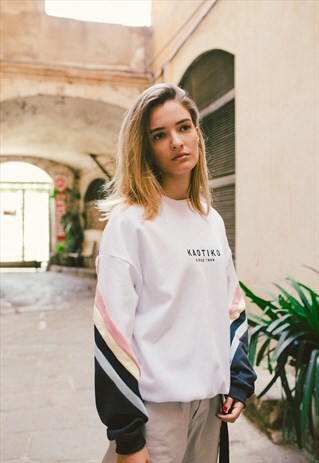 WALKER WHITE BASIC SWEATSHIRT