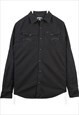 Vintage 90's Raw Shirt Long Sleeve Button Up Plain