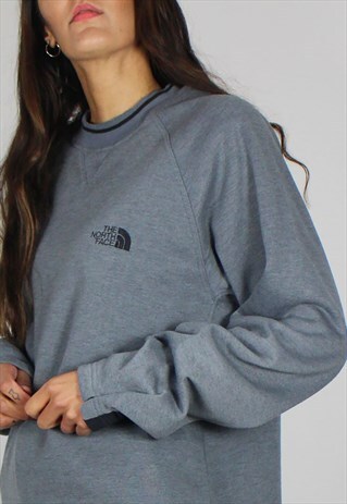 north face round neck jumper