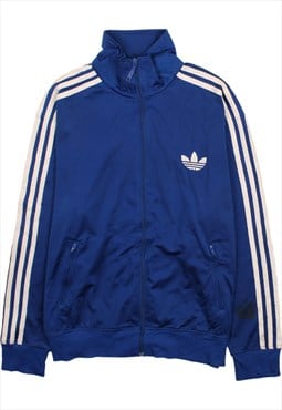 Vintage 90's Adidas Sweatshirt Track Jacket Full Zip Up Blue