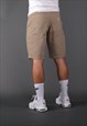 VINTAGE CARHARTT CARGO SHORTS IN TAN. 