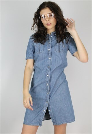 VINTAGE 90S DENIM DRESS