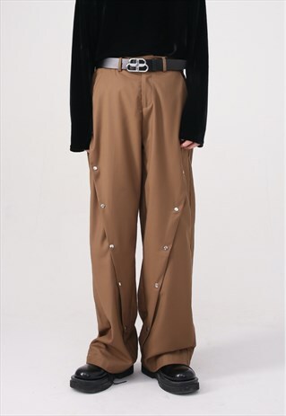 MEN'S Button Design Premium Trousers A VOL.2