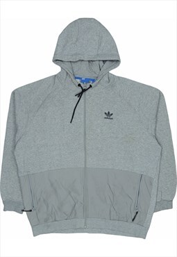 Adidas 90's Zip Up Hoodie XXLarge (2XL) Grey