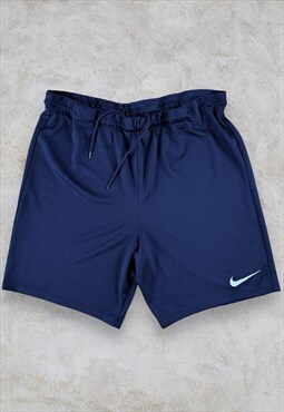Nike Blue Dri-Fit Shorts Sports Gym Men's Large