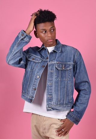 VINTAGE TOMMY HILFIGER BLUE DENIM JACKET