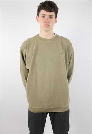 VINTAGE NIKE BEIGE 90'S SWEATSHIRT