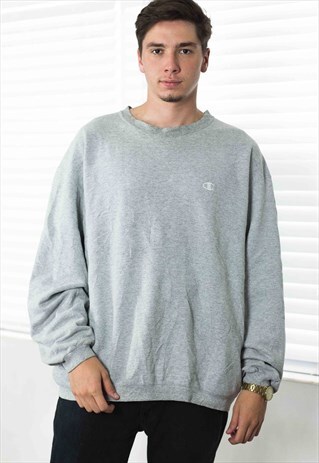 VINTAGE CHAMPION SWEATSHIRT JUMPER LOGO 90S X 19.9