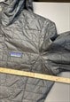 BLACK PATAGONIA PUFFER JACKET WOMENS SMALL