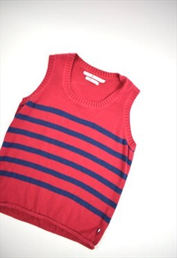 Vintage 90s Polo Ralph Lauren Red/Navy Knit Top