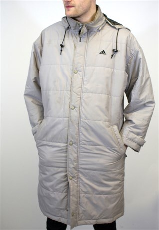 VINTAGE ADIDAS LONG "WENGER" JACKET.