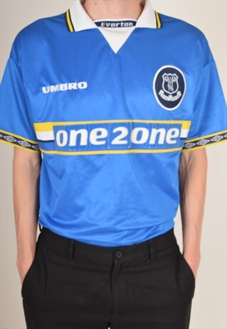 VINTAGE UMBRO FOOTBALL SHIRT EVERTON '97-'99 (3025)