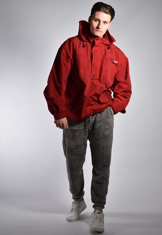 VINTAGE 1990S CHAPS RALPH LAUREN TECHNICAL PULLOVER JACKET