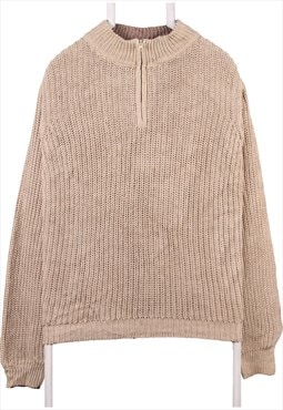 Vintage 90's Woolrich Jumper / Sweater Quarter Zip Knitted