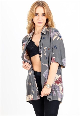 VINTAGE PATTERNED SHIRT S413