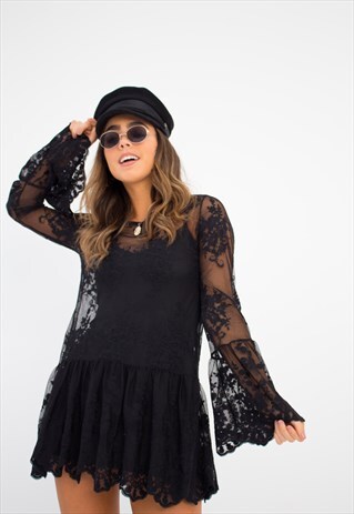SPELLBOUND DRESS BLACK LACE
