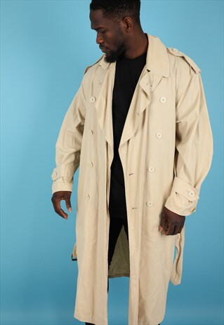 VINTAGE HUGO BOSS TRENCH JACKET NJ49