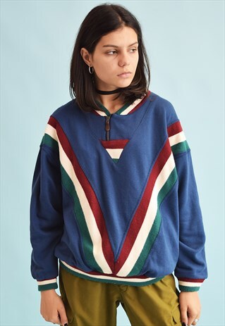 90'S RETRO ATHLEISURE SPORTS SWEATSHIRT JUMPER