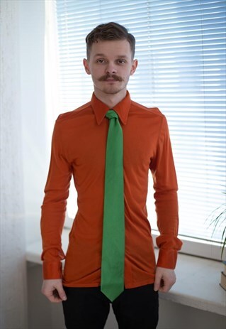 VINTAGE 80'S GREEN TIE