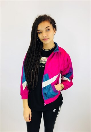 VINTAGE FESTIVAL 80S RAVE WINDBREAKER JACKET