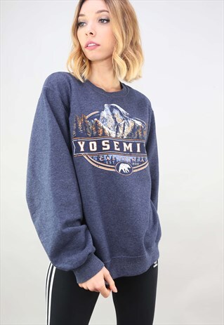 VINTAGE RETRO OVERSIZED YOSEMITE SWEATSHIRT