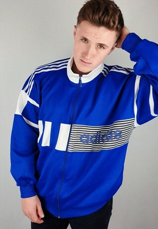 RARE VINTAGE 90S PATTERNED ADIDAS TRACK TOP JACKET