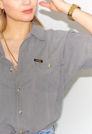 VINTAGE 90'S OVERSIZED WRANGLER UTILITY BOYFRIEND SHIRT