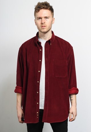 VINTAGE CORDUROY CORD SHIRT