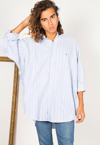 VINTAGE 80S POLO RALPH LAUREN SHIRT / R0116