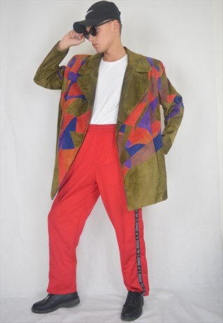 VINTAGE 80'S RAVE MULTICOLOUR COAT